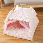 Sweet Princess Cat Bed Foldable Tent