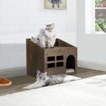 Durable Wooden Cat Cave Bed Furniture