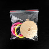 3cm Parrot Bird Ring Toy Solid Wood Educational