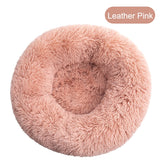 Donut Cat Bed Round Plush Deep Sleeping Nest