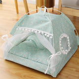 Sweet Princess Cat Bed Foldable Tent