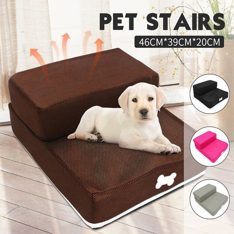 39x47x20cm Dog House Cushion Stairs