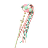 Cat Teaser Wand Beaded Teaser Stick