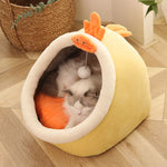 Sweet Cat Bed Warm Basket Cozy Cushion House Tent