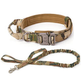 Dog Training Collar Adjustable Tactical Dog Collar And Leash Set