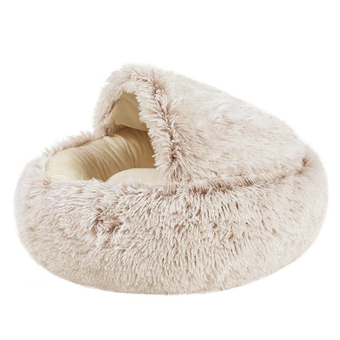 New Style Pet Round Plush Warm Bed