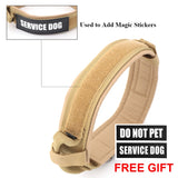 Dog Training Collar Adjustable Tactical Dog Collar And Leash Set