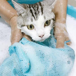 Mesh Cat Grooming Bathing Bag Adjustable