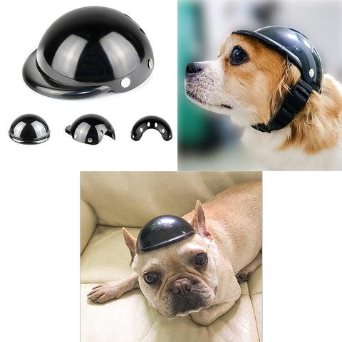 Fashion Dog Helmets Pet Toy Hat Riding Cap