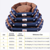 Dog Beds House Sofa Washable Round Plush Mat