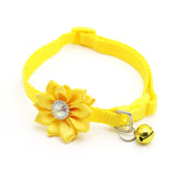 1pcs Adjustable Pet Collar Flower Bell