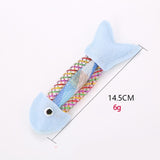New Fish Shape Cat Toys With Naturl Catnip Stick