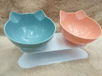 Non-Slip Double Cat Bowl Pet Water Food