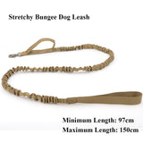 Tactical Bungee Dog Leash 2 Handle