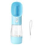 2 in 1 food feeding water dispenser dog water bottle