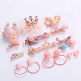 17Pcs/Lot Cute Small Dogs Bows Hair Grooming