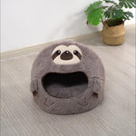2022 Sloth-shaped Pet Litter Warm Kennel