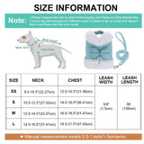 Cute Chihuahua Yorkie Dog Cat Harness Leash Set