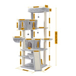 Inches Multi-Level Cat Tree Modern Cat Activity Tower