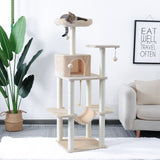 Multi-Level Pet Cat Tree House Candos