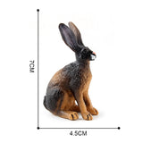 Simulated Zoo Action Figure Farm Rabbit Model