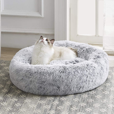 Calming Cat Soft Round Dog Beds