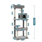 Cat Tree House Condo Perch Entertainment Scratching