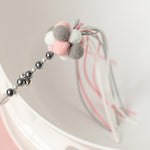 Cat Teaser Wand Beaded Teaser Stick