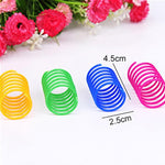 Cat Spring Toys 4Pack Colorful Coils f