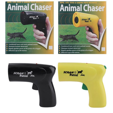 Ultrasonic Dog Cat Repeller Infrared Laser
