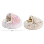 New Style Pet Round Plush Warm Bed