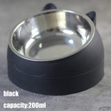 Cat Dog Bowl 15 Degrees Tilted Stainless Steel