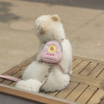 New Dog Harness Backpack With Leash