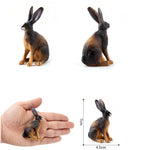Simulated Zoo Action Figure Farm Rabbit Model