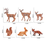 New Artificial Animals Figures Miniature Toys Fox