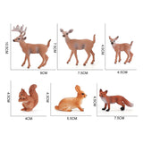 New Artificial Animals Figures Miniature Toys Fox
