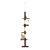 Cat Tree Floor to Ceiling Adjustable  Activity Center