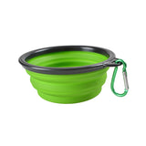 Dog Ccollapsible Water Bowl Silicone Travel Portable