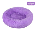 Donut Cat Bed Round Plush Deep Sleeping Nest