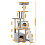 Inches Multi-Level Cat Tree Modern Cat Activity Tower