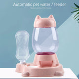 2.2L Pet Automatic Feeder Drinking Bowl For Dogs