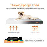 Large Orthopedic Dog Bed Kennel Memory Foam