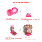 3.8L Plastic Pet Feeding Drinkers