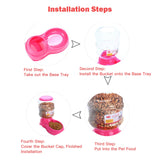 3.8L Plastic Pet Feeding Drinkers