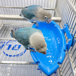 Bird Baths Tub Parrot Cage Hanging Bathing