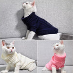 Winter Warm Cotton Cat Clothes Sweater  Vest