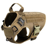 Tactical Dog Harness Leash Metal Buckle