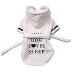 Pets Bathrobe Pajamas Sleeping Clothes