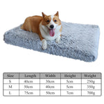 Long Plush Dog Bed Blanket