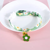 Flower Pendant Print Pet Collar